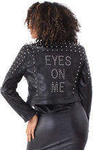 Load image into Gallery viewer, Spikes and bling jacket
