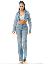 Load image into Gallery viewer, Denim Bling Set
