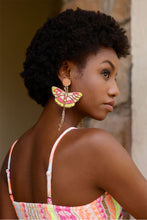 Load image into Gallery viewer, Pink butterfly earrings
