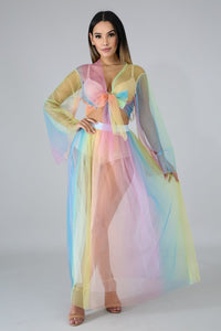 Rainbow Sheer Set