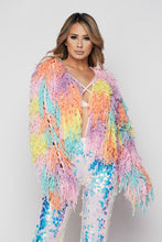 Load image into Gallery viewer, Shimmy Fringe Cardigan
