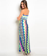 Load image into Gallery viewer, Neon Tribal Dress
